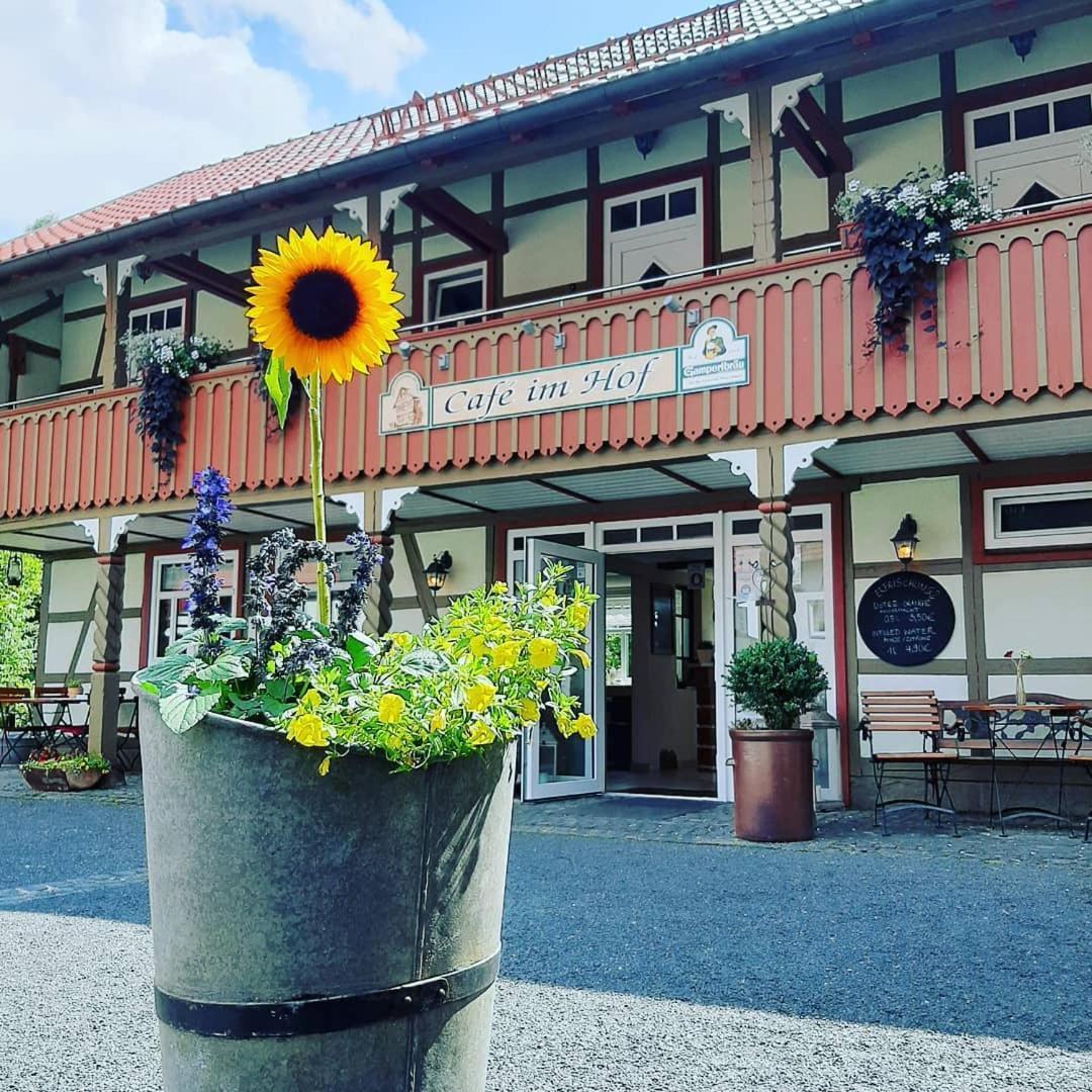 Hotel Café im Hof à Streufdorf Extérieur photo