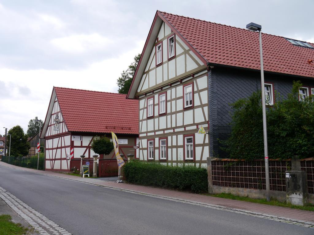 Hotel Café im Hof à Streufdorf Extérieur photo