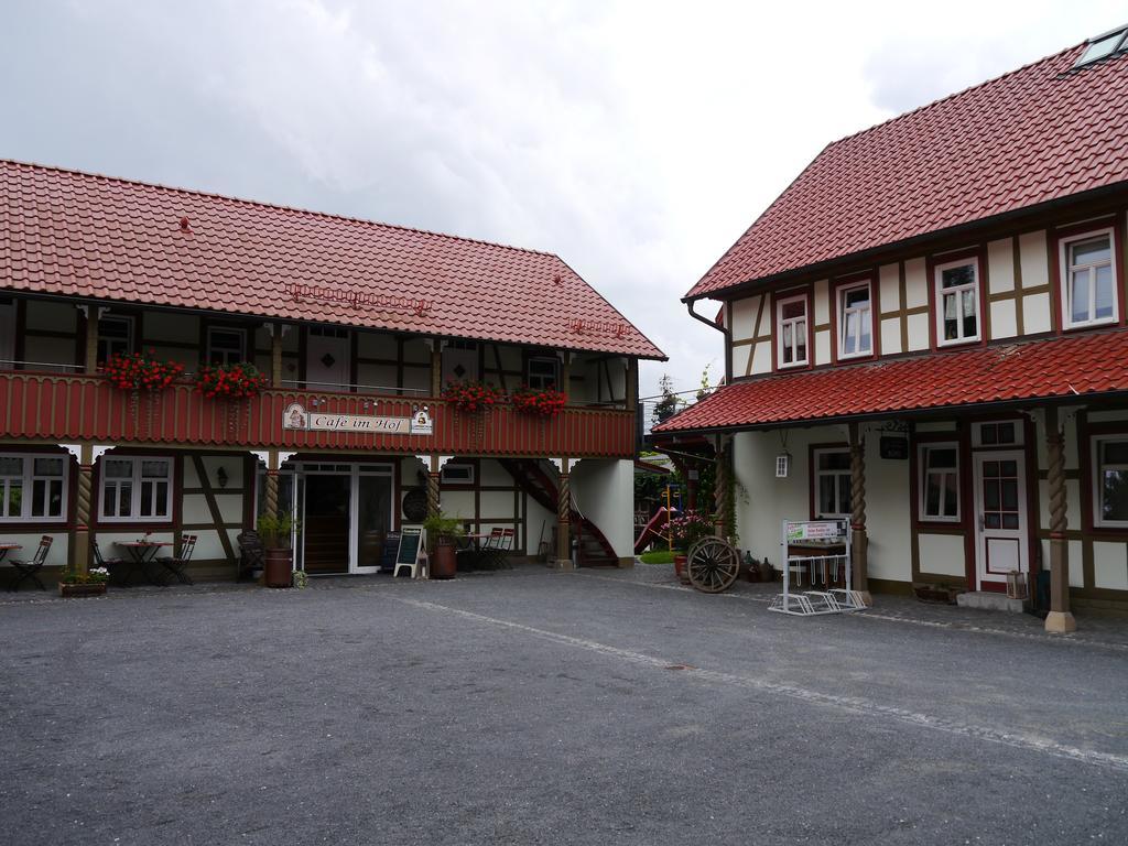 Hotel Café im Hof à Streufdorf Extérieur photo