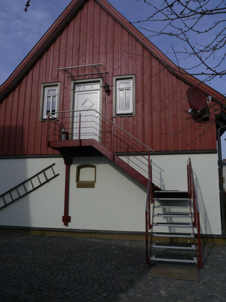 Hotel Café im Hof à Streufdorf Extérieur photo